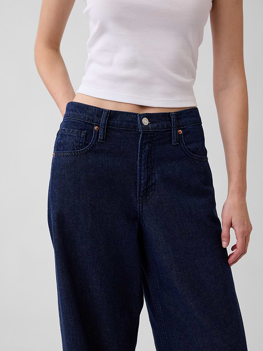 Gap Mid Rise UltraSoft Baggy Jeans — photo 6