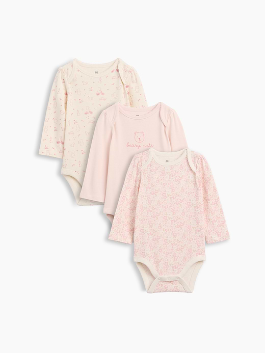 Gap Baby First Favorites TinyRib Bodysuit (3-Pack) — photo 1