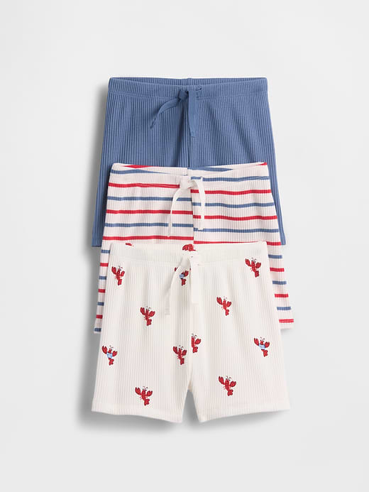 Gap Baby First Favorites TinyRib Ruffle Bloomers (3-Pack) — photo 1
