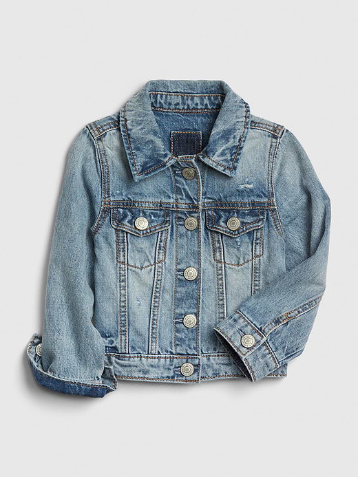 Gap Gap × Disney Baby & Toddler Minnie Mouse Icon Denim Jacket — photo 1