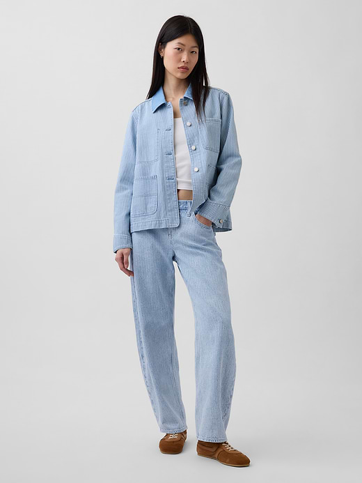 Gap Low Rise Barrel Jeans — photo 1