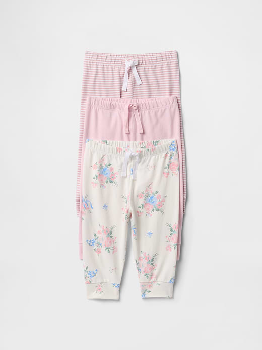 Gap Baby First Favorites Organic Cotton Pull-On Pants (3-Pack) — photo 1