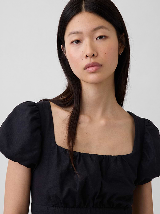Gap Linen-Blend Drop-Waist Maxi Dress — photo 5