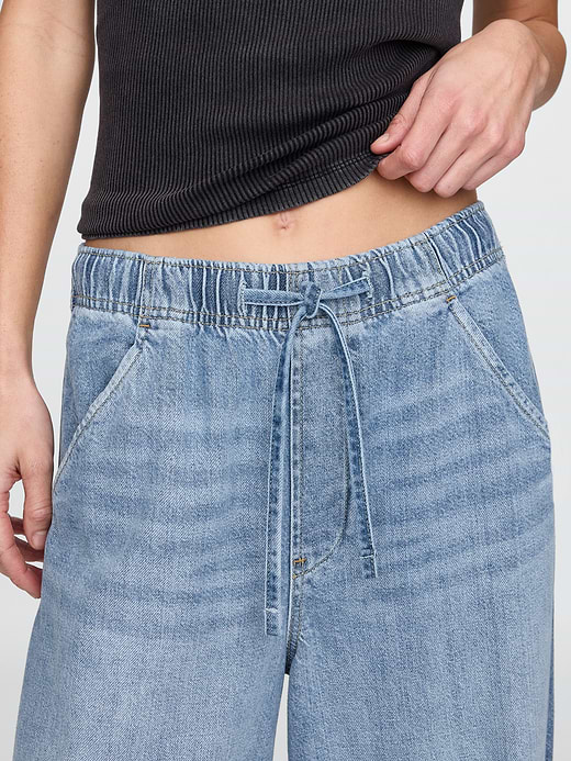 Gap Mid Rise UltraSoft Easy Horseshoe Jeans — photo 9