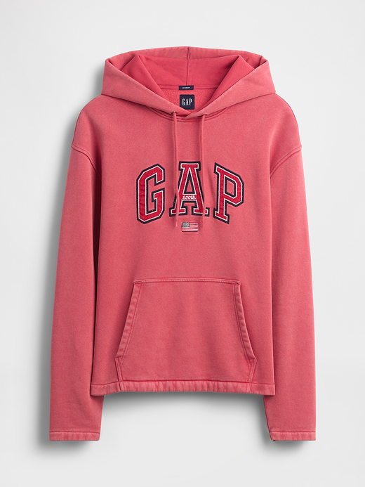 Gap VintageSoft Oversized Americana Logo Hoodie — photo 8