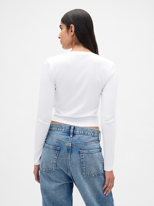 Gap Modern Crop T-Shirt — photo 4