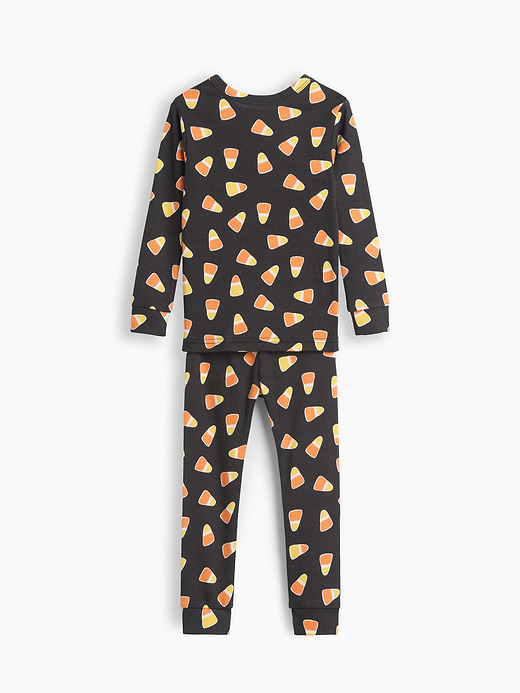 Gap Kids & Baby Organic Brushed Cotton Glow-In-The-Dark Skeleton PJ Set — photo 3