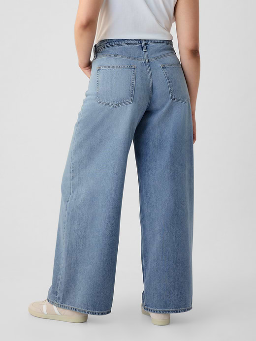 Gap Mid Rise UltraSoft Baggy Jeans — photo 7