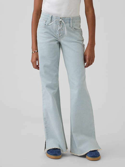 Gap Kids Low Rise Relaxed Flare Jeans — photo 4