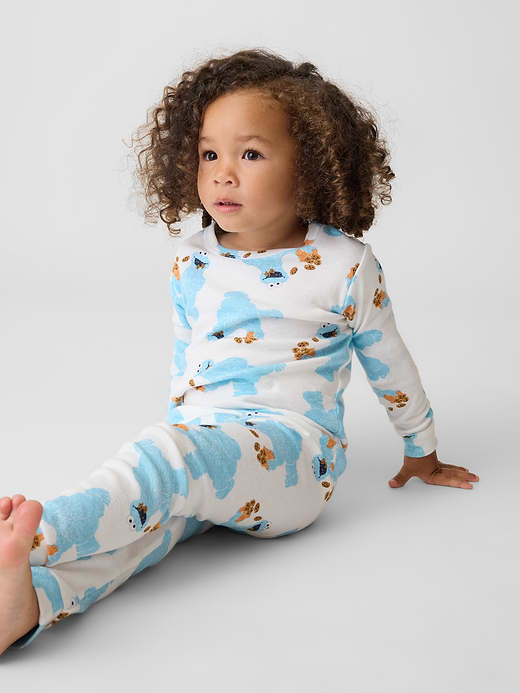 Gap Baby & Toddler  Sesame Street Organic Brushed Cotton PJ Set — photo 3