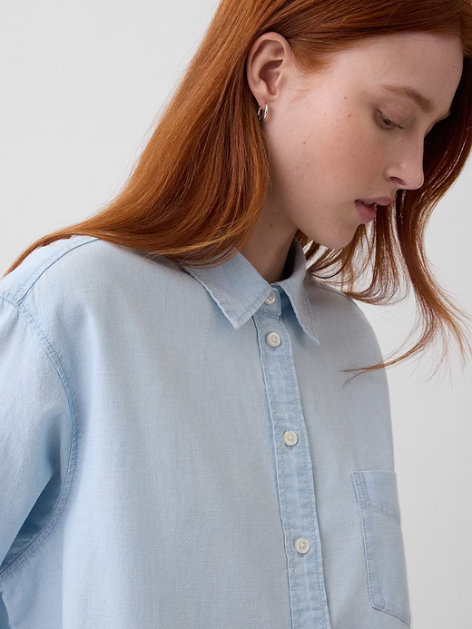 Gap Denim Big Shirt — photo 5