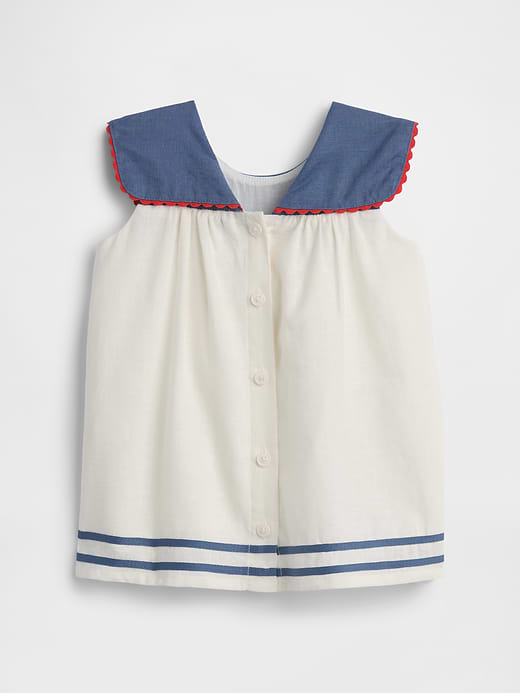 Gap Baby Linen-Cotton Sailor Dress — photo 3