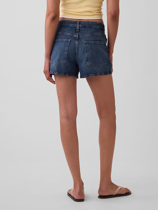 Gap 3.5" High Rise Relaxed Straight Denim Shorts — photo 5