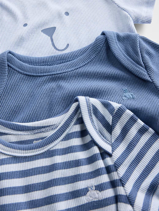 Gap Baby First Favorites JerseySoft Bodysuit (3-Pack) — photo 4