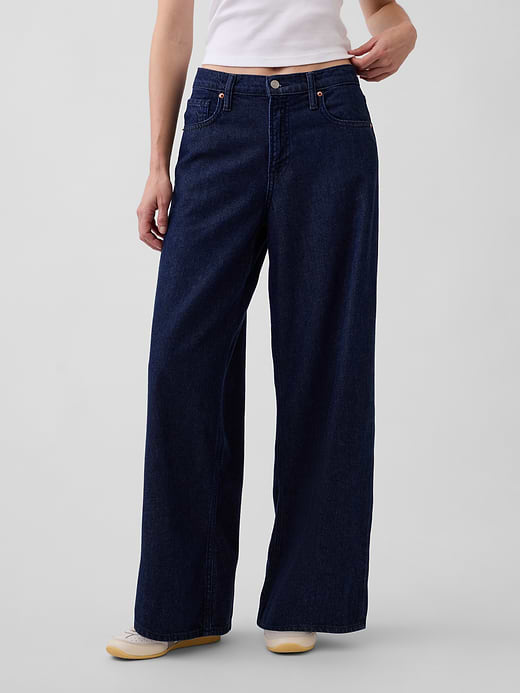 Gap Mid Rise UltraSoft Baggy Jeans — photo 3