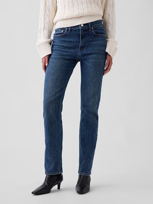 Gap High Rise ’90s Slim Straight Jeans — photo 3