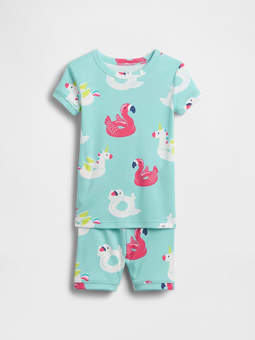 Gap Baby & Toddler Organic Brushed Cotton Seashell PJ Short Set — photo 1