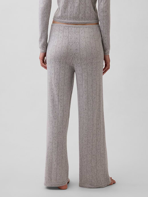 Gap Lightweight CashSoft Pointelle Heart PJ Pants — photo 5