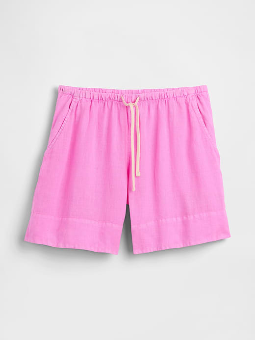 Gap 6" Linen-Blend Easy Shorts — photo 8