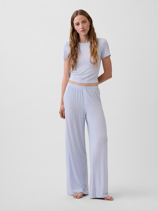 Gap SoftMade Modal Rib PJ Pants — photo 1