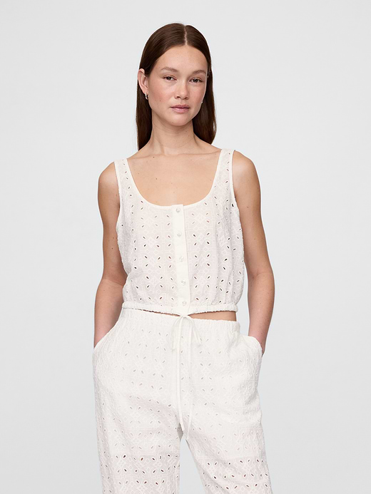 Gap Cinched-Hem Crop Top — photo 1