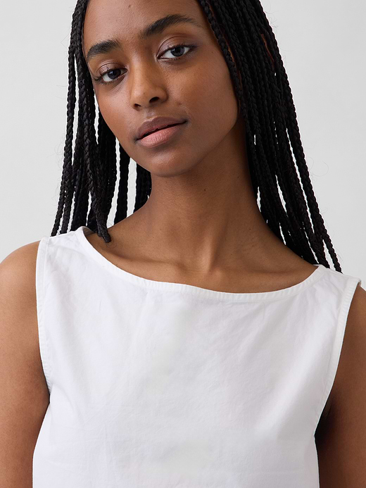 Gap Poplin Boatneck Shell Tank Top — photo 5