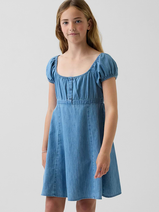 Gap Kids Denim Babydoll Dress — photo 1