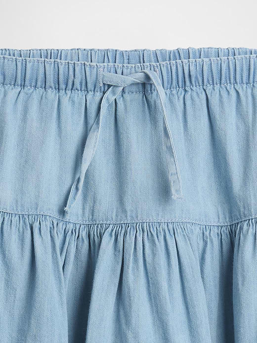Gap Kids Denim Tiered Skort — photo 6