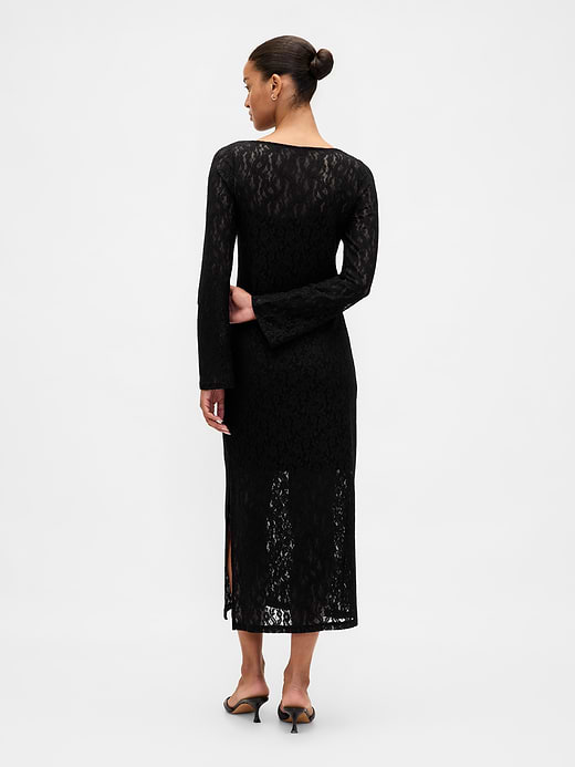 Gap Lace Bell-Sleeve Maxi Dress — photo 3