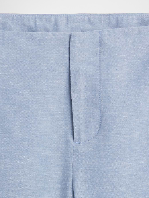 Gap Low Rise Linen-Blend Flare Pants — photo 6