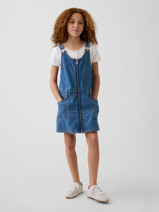 Gap Kids Floral Denim Skirtall — photo 1