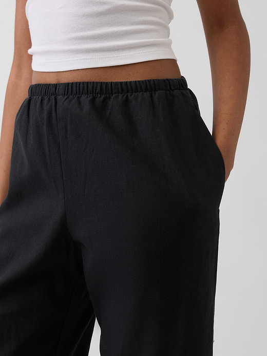 Gap Linen-Blend Easy Wide-Leg Pants — photo 6