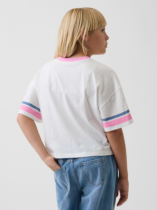 Gap Kids State Logo Oversized Boxy T-Shirt — photo 9