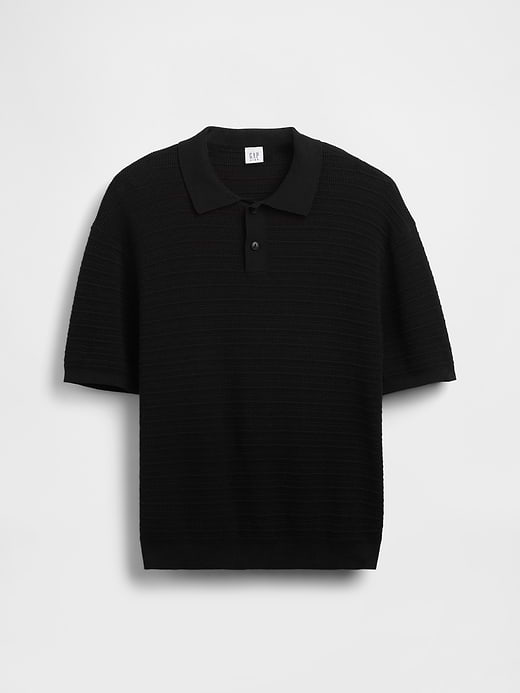 Gap Kids 100% Cotton Relaxed Polo Sweater Shirt — photo 3