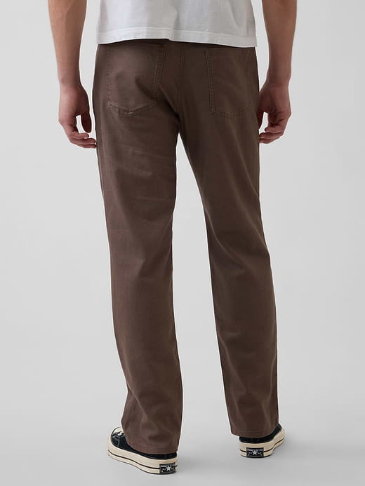 Gap Linen-Cotton Relaxed Straight Pants — photo 5