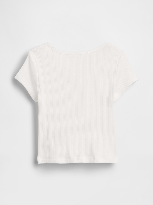 Gap Baby & Toddler Pointelle Rib T-Shirt — photo 3