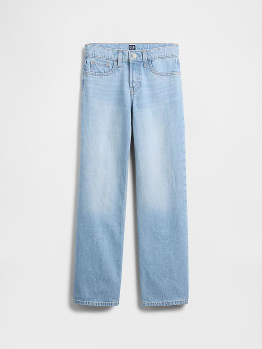 Gap Kids Low Rise Relaxed Straight Jeans — photo 3