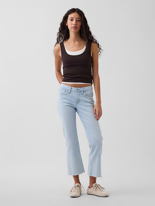 Gap Low Rise Long & Lean Crop Jeans — photo 1
