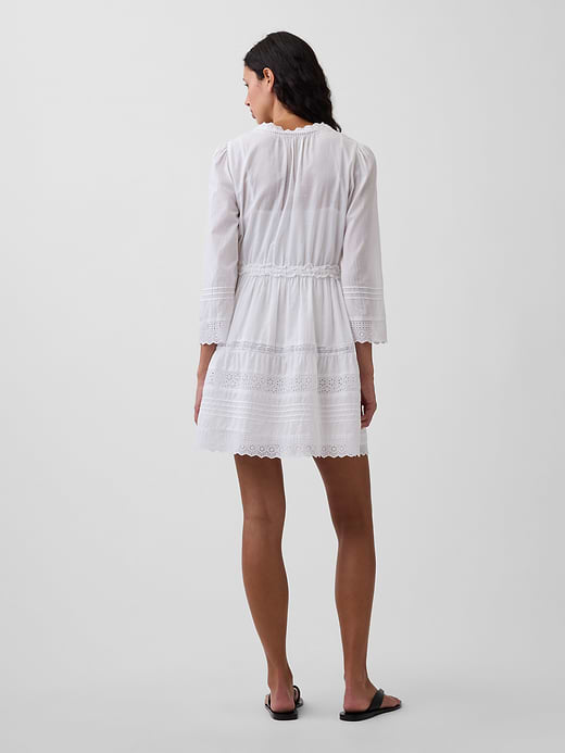 Gap Lace-Trim Mini Dress — photo 3