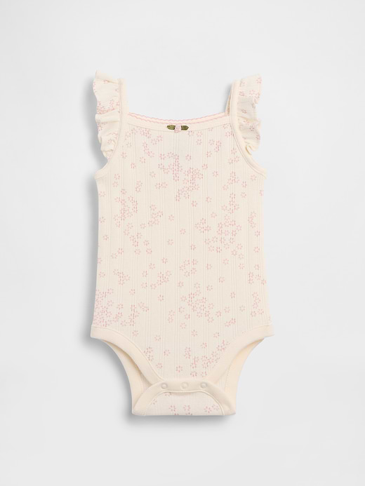Gap Baby Pointelle Rib Tank Bodysuit — photo 1