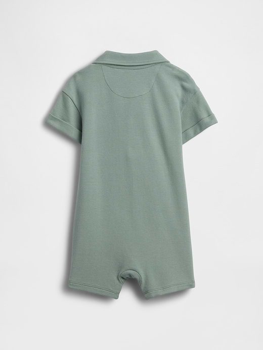 Gap Baby Pique Polo Shorty One-Piece — photo 3