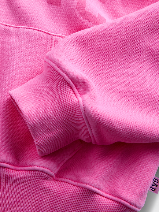 Gap Kids VintageSoft Oversized Logo Zip Hoodie — photo 7