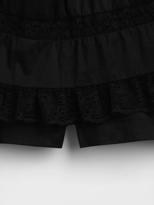 Gap Pintuck Lace-Trim Easy Mini Skort — photo 6