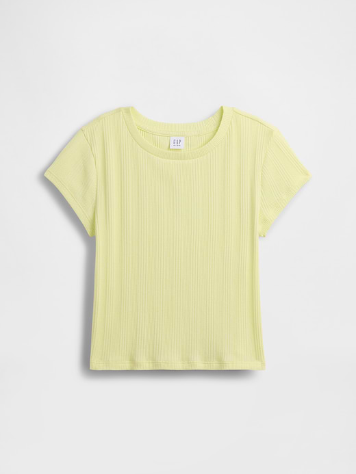 Gap Kids Variegated Rib Fitted T-Shirt — photo 3