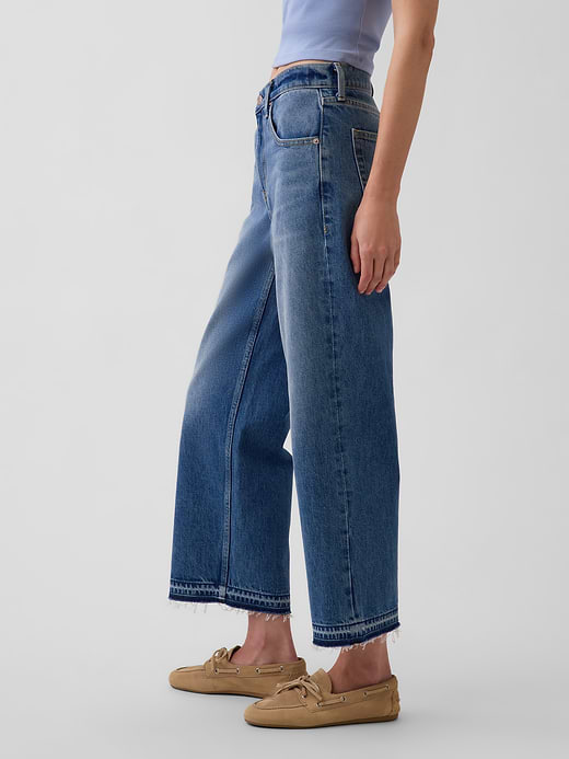 Gap Low Slung Relaxed Crop Jeans — photo 4
