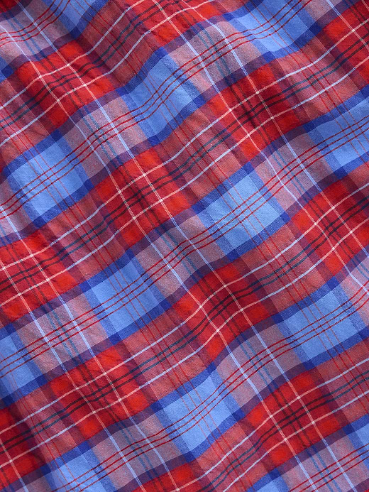 Gap 4" Seersucker Plaid Boxer Shorts — photo 8