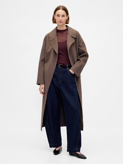 Gap High-Neck Sheer Sweater — photo 3