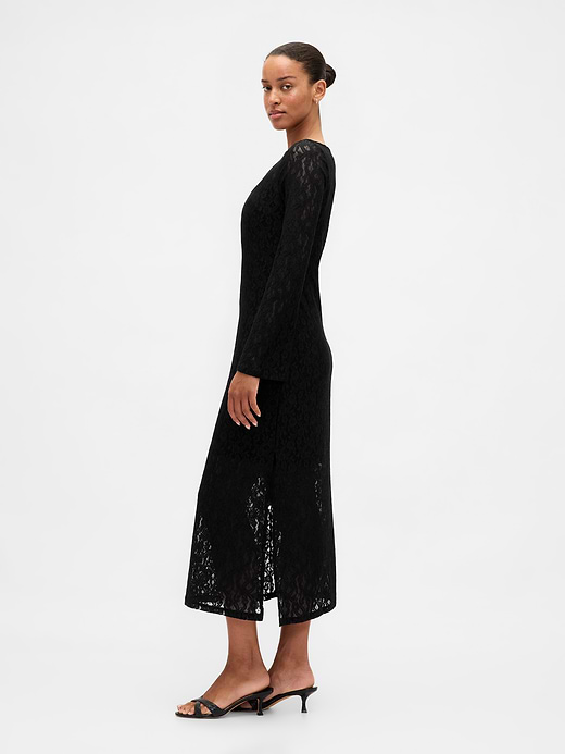 Gap Lace Bell-Sleeve Maxi Dress — photo 4