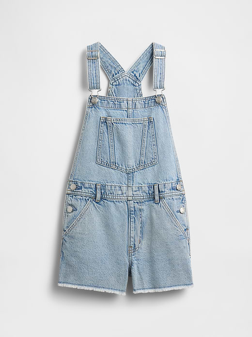 Gap Kids Denim Loose Shortalls — photo 3