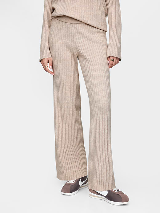 Gap CashSoft Wide Rib Sweater Pants — photo 3